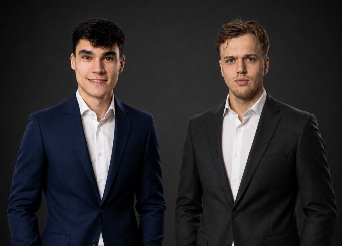Noah Manke und Fabian Frost, Gründer von Manke & Frost aus Hannover